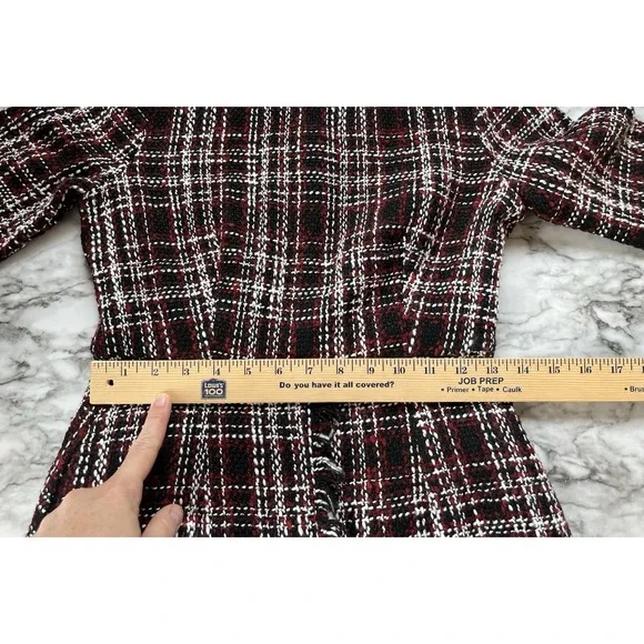 Dainty Jewells Festive Nights Tweed Wool Midi Dress Sz XS Holiday Elegant Event - Picture 9 of 10